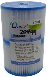 Darlly 40022 Spa Filter Cartridge (L=8cm, D=10cm)