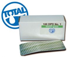 Total Pool DPD 1 Comparator/Rapid Tablets (Free Chlorine/Bromine) - 100 Pack