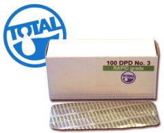 Total Pool DPD 3 Comparator/Rapid Tablets (Combined Chlorine) - 100 Pack