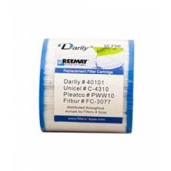 Darlly 40101 Spa Filter Cartridge (L=10.2cm, D=10cm)