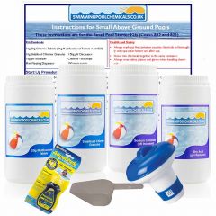 Small Pool Starter Kit with Multifunctional Tablets (Pools up to 12ft Diameter)